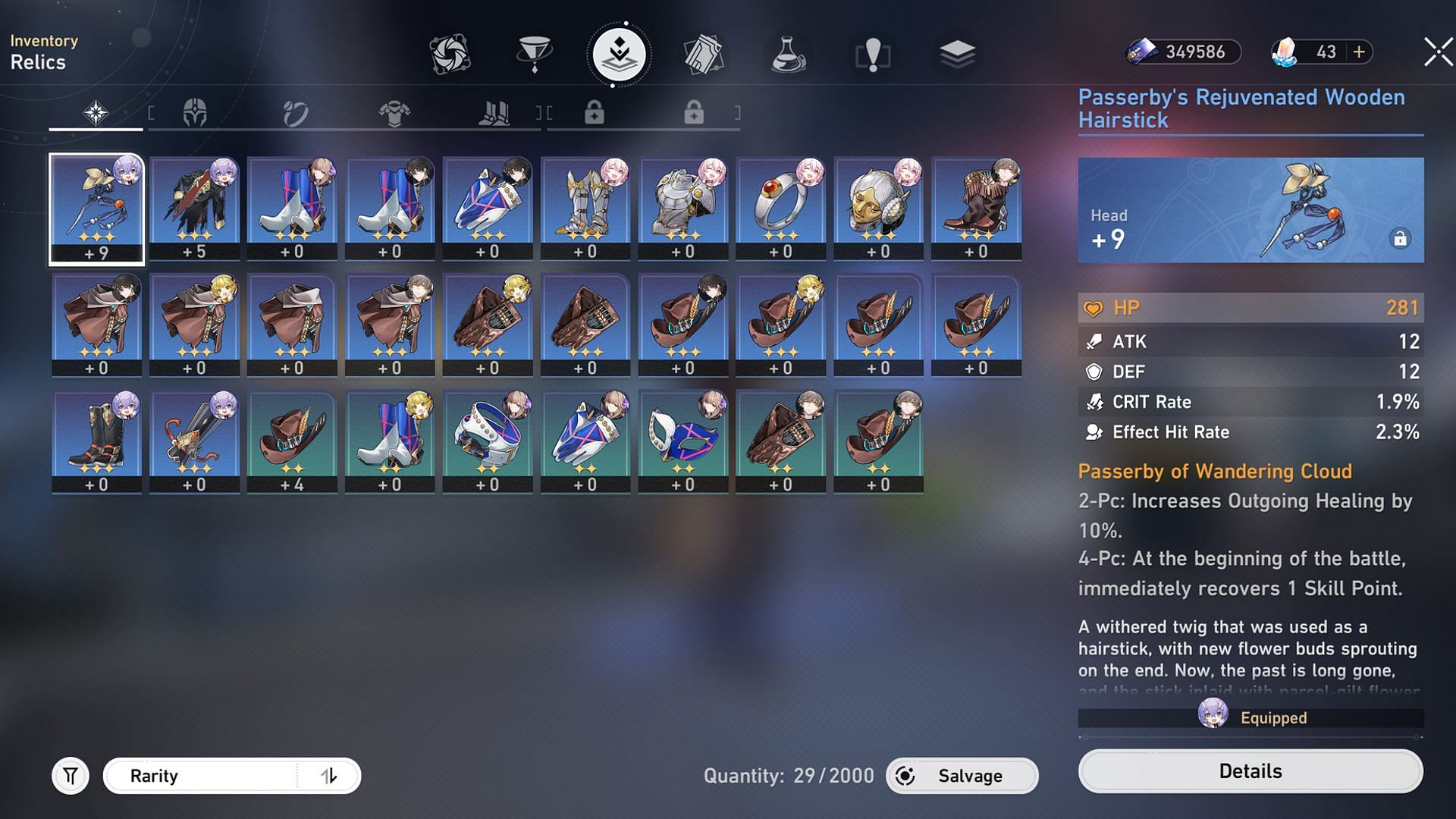 Relics are virtually identical to artifacts (Image via HoYoverse)